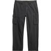 Superdry Pantaloni cargo da uomo leggeri parachute, Lavagna nera, 34W x 32L