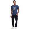 barbour Maglietta intl Speedway ny55 Washed Cobalt, blu, M
