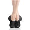 DSFIHJO scarpette da ballo Scarpe da ballo jazz in vera pelle nere marrone chiaro ginnastica for adulti for ragazze Donne(Tan,37)
