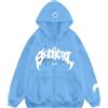 CXKOLD Felpa Anime Hoodies Uomo Felpe con Cappuccio da Uomo con Zip Felpa da Lavoro Maglioncino Cotone Felpa Uomo Pile Vestiti da maranza Uomo Maglione Grigio Uomo Pullover