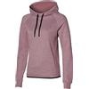 Mizuno Felpa con Cappuccio da Donna Athletic, Rosa Rinascimentale, XS