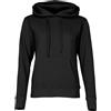 Fruit of The Loom Felpa Classica con Cappuccio da Donna, Nero, XS