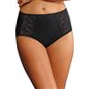 Anita 1323-001 Women's Comfort Lucia Black Embroidered Full Panty Highwaist Brief 48 (Brand Size 38)