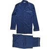 Jasmine Silk Pure Set Seta Pigiama Uomo Marina Militare (M)