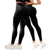 Richymfa 2 Pack Leggins 3D Anticellulite Donna Push Up Leggings Cellulite Leggins Compressione Graduata Lipedema Leggings Sportivo Vita Alta Senza Cuciture per Fitness Yoga Palestra