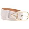 GUESS Cresidia Adjustable Pant Belt H35 W105 Cream White - accorciabile