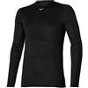 Mizuno Breath Thermo Mid Weight Crew Shirt Black XXL