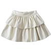 SWEPER Gonna Corta da Donna - Gonna A metà Corpo in Pu A Pieghe con Baccello Soffice E Doppia Linea A Vita Alta, Gonna Anti-Lucente in Pelle da Strada, Stile A, S