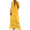 Generico Abito da Spiaggia Donna Leggeri Grande Multiuso Modello a Fiori Trasparente Comodi Beachwear Beach Dress Ideale per Vacanze Estivo Copricostume Camicione