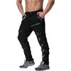Goolecrimp Pantaloni da Uomo Steampunk Goth Hip Hop Punk Rock con Catena Leggings retrò Aderenti per Feste Street Dance Festival Musicali Moda E Tendenza (Nero,M)