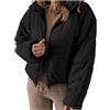 Generico Piumino Donna Giacca Da Donna Giubbotto Mezza Stagione Piumino 100 Grammi Giubbino Leggero Blazer Invernale Winter Jacket Women Abbigliamento Autunno Giacca A Vento Inverno Invernale Elegante