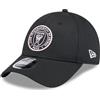 New Era Cappello Nera Inter Miami CF 9Forty Stretch Snap Team, Nero e bianco, Taglia unica