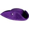 Thetru Semplice pirata a tre punte viola - misura cappello: 59-60