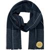 Lindenmann Men's Scarf/Textile Scarf for Men blue
