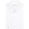 Suitable Camicia da smoking, camicia plissettata con doppio risvolto bianco - Uomo - Abbigliamento - Moda, Bianco Us, 42