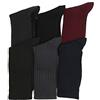 ROSSI CALZE CALZA LUNGA ROSSI FILO SCOZIA COSTINA 8.2 6 PAIA (10½11 39/41, BLU)