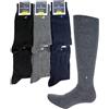Navigare 6 paia calza LUNGA uomo caldo cotone misura unica 39-45 di piede b2mc213