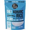 DIET-FOOD Riz Instantané Shirataki Konjac Faible en Glucides Faible en Calories Nourriture Vegan Sans Graisse Sans Soja Sans Gluten Compatible Keto Pâtes Riz 200 g