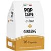 Generico 64 Capsule POP CAFFE E-TUO Bevanda GINSENG solubile Compatibili con Aroma Vero, Fior Fiore, Lui l' Espresso e Martello *