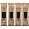 Generico Box da 4 Pacchi - Tonnarelli al Nero di Seppia Rustichella d'Abruzzo - Pasta Artigianale Trafilata al Bronzo - Grano Duro 100% Italiano - Perfetta per Ricette di Mare - 4x500g