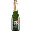 Bottle-Up Bottiglia di Champagne personalizzato - Idea regalo esclusiva e originale per uomo, festa del Papà, nonno, nuova nascita, compleanno e Natale per Lui (0,75L, Babbo Natale)