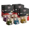 CUORE NERO CAFFE Cuore Nero Caffè - 450 Cialde Miscela Ischia + 40 Cialde Caffè Aromatizzati al Ginseng, Nocciola, Cioccolato, Irish Cream, Sambuca ESE44 Filtro Carta (Ischia + Aromatizzati, 490 Cialde)