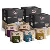CUORE NERO CAFFE Cuore Nero Caffè - 450 Cialde Miscela Capri + 40 Cialde Caffè Aromatizzati al Ginseng, Nocciola, Cioccolato, Irish Cream, Sambuca ESE44 Filtro Carta (Capri + Aromatizzati, 490 Cialde)