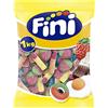 Fini Sour Booom Mix | Caramelli Acidi | Dolci Assortiti di gomma Pica senza glutine e senza grassi | Salva per feste e regali - 1 kg