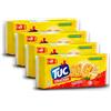CAIYA 4X Tuc Cracker con Pomodoro e Grana Padano DOP Cotto al Forno 8 Porzioni 250g NOVITA' PACK 2023 [4 Confezioni]