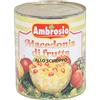 Ambrosio MACEDONIA AMBROSIO MACEDONIA ALLO SCIROPPO BARATTOLO DA 820 GR FRUTTA SCIROPPATA