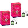 Generico Tè Inglesi Sri Lanka - Super Berries - Tisana Frutti Rossi del Bosco - Infuso Rooibos Lamponi Fragole Mirtilli - Senza Caffeina - 2 Astucci Eco Box da 20 Filtri
