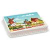 irpot Cialda Rettangolare Ostia Personalizzabile per torta a Tema (Fattoria / Fun Farm)
