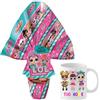 ARCOBALENO PARTY - UOVO DI PASQUA (LOL) Cioccolato Al Latte Finissimo 220 Gr + tazza mug in ceramica dedicato a chi ama perfetto per chi ama le bamboline più trendy NOVITA' 2026 !