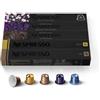 Nespresso capsule caffè 50 pezzi (10 volluto 10 roma 10 cosi 10 vivalto lungo 10 arpeggio)