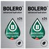 Generico SET 48 BOLERO DA 3 GRAMMI Watermelon Preparato istantaneo polvere solubile in bustine Sticks per Bevande con Stevia e Vitamina C e Senza Zucchero ideale per fitness e diete