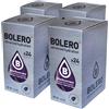 Generico SET 96 BOLERO DA 3 GRAMMI Blackcurrant Preparato istantaneo polvere solubile in bustine Sticks per Bevande con Stevia e Vitamina C e Senza Zucchero ideale per fitness e diete
