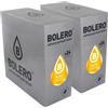 Generico SET 48 BOLERO DA 9 grammi Lemon Preparato istantaneo polvere solubile in bustine Sticks per Bevande con Stevia e Vitamina C e Senza Zucchero ideale per fitness e diete