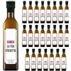 Bottle-Up 24 bottiglie personalizzate di Olio Extra Vergine di Oliva - Gadget aziendale personalizzato, Idea per regali aziendali, strenne natalizie e merchandising (0,25L, La tua etichetta)