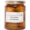 Conserve Conti - Olive ripiene alla Messinese in olio extravergine d'oliva - 2 vasi da ml. 314/570 g - produzione artigianale
