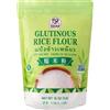 52usa.com 52USA Farina di riso glutinoso 16 oz (basic), 0,5 kg (confezione da 1), farina di riso per cuocere o cucinare, Prodotto della THAILANDIA, Farina di riso bianco naturale, Vegano, con sacchetto
