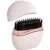 Generico Piastra Per Capelli Portatile,Pettine Con Styling Rapido E 3 Livelli Di Temperatura | 2000 mAh Ricaricabile Portatile Spazzola Piastra Per Capelli | Per Donne Hotel Viaggio Weekend Vacanza