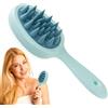 Huyeruie Scrubber per la testa per lavare i capelli, massaggiatore per soffione doccia | Pettine massaggiatore multiuso con manico lungo | Spazzola per lavare i capelli, pettine massaggiatore per cuoio capellu