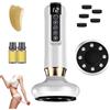 WIWIDANG Massaggiatore Anti Cellulite, Beauty Anticellulite Massaggiatore anticellulite, 12 Livelli Di Aspirazione Regolabile con Gua Sha Board per Il Collo, La Schiena (Bianco)