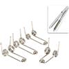 LOEASE 2 pezzi 24-30mm ferro arricciacapelli sostituzione doppio ritorno molla di torsione accessori per asta di arricciatura dei capelli diametro del filo 1.2mm (Size : 26mm)