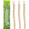 Monozoz Miswak Spazzolino da denti tradizionale arabo, spazzolino da denti in legno, per denti bianchi naturali (confezione da 4 pezzi, confezionati singolarmente)