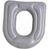 SZLIFE Cuscino per sedile WC gonfiabile con ventose, multifunzione, comodo, con gonfiaggio ad, per uomini in viaggio, Grigio