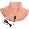 Generic Scaldino elettrico sciarpa collo spalla avvolgere 45 x 30 cm rosa double face oro visone velluto collo spalla riscaldamento pad elettrico collo 3 impostazioni di calore spalle avvolgere pad