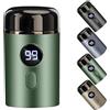 Generico SaveEdge Technology, IPX7 Impermeabile per Viso Corpo e Parti Intime, Rasoio Elettrico Uomo Mini Portatile, Wet & Dry USB Ricaricabile, Tecnologia Anti-Taglio, 60 Minuti Autonomia (Verde)