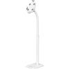 Manhattan Supporto da pavimento antifurto con supporto per tablet e iPad 7,9-11 bianco Tablet H