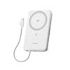 UGREEN MagFlow Air Qi2 15W Batteria Esterna Ultrasottile 10000mAh Cavo USB C PD 30W Compatibile con MagSafe per iPhone 17 16 15 14 13 12 Air Plus Pro Max Power Bank Carica Magnetica (Bianco)